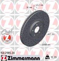 ZIMMERMANN 150298520 Bremsscheibe