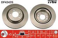 TRW DF4343S Bremsscheibe