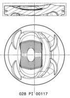 MAHLE 028PI00117000 Kolben