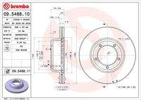 BREMBO 09548811 Bremsscheibe