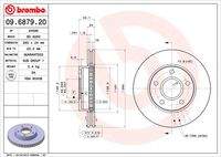 BREMBO 09687920 Bremsscheibe