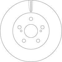 TRW DF6734 Bremsscheibe