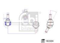 FEBI BILSTEIN 183504 Stange/Strebe, Stabilisator