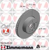 ZIMMERMANN 150340320 Bremsscheibe