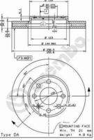 BREMBO 09762811 Bremsscheibe