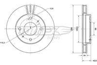 TOMEX Brakes TX7074 Bremsscheibe