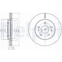 DELPHI BG4326 Bremsscheibe