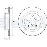 DELPHI BG4812C Bremsscheibe