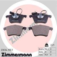 ZIMMERMANN 230341901 Bremsbelagsatz, Scheibenbremse