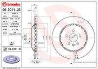 BREMBO 09D24123 Bremsscheibe
