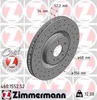 ZIMMERMANN 460155252 Bremsscheibe