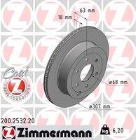 ZIMMERMANN 200253220 Bremsscheibe