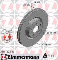 ZIMMERMANN 250137320 Bremsscheibe