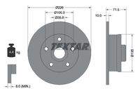 TEXTAR 92057200 Bremsscheibe