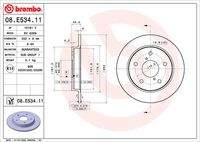 BREMBO 08E53411 Bremsscheibe