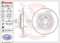 BREMBO 08D76011 Bremsscheibe
