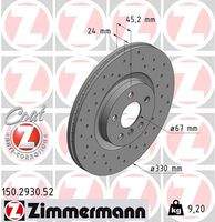 ZIMMERMANN 150293052 Bremsscheibe