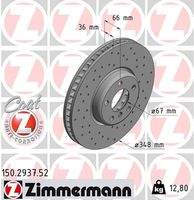 ZIMMERMANN 150293752 Bremsscheibe
