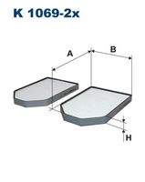 FILTRON K10692X Filter, Innenraumluft