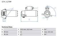 BOSCH 0986023570 Starter