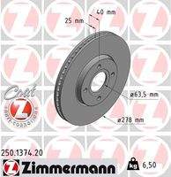 ZIMMERMANN 250137420 Bremsscheibe