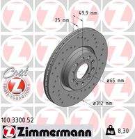 ZIMMERMANN 100330052 Bremsscheibe