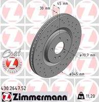ZIMMERMANN 430264752 Bremsscheibe