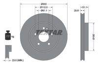 TEXTAR 92089905 Bremsscheibe