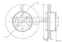 TOMEX Brakes TX7339 Bremsscheibe