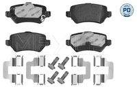 MEYLE 0252341715/PD Bremsbelagsatz, Scheibenbremse