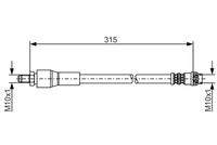 BOSCH 1987476032 Bremsschlauch