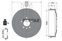 TEXTAR 94043900 Bremstrommel