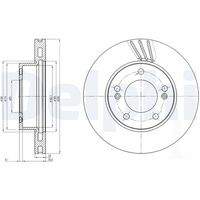 DELPHI BG4207 Bremsscheibe
