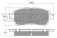 TOMEX Brakes TX1795 Bremsbelagsatz, Scheibenbremse