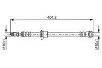 BOSCH 1987481679 Bremsschlauch