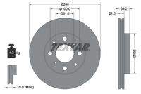 TEXTAR 92110300 Bremsscheibe