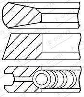 GOETZE ENGINE 0842740000 Kolbenringsatz