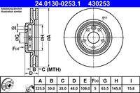 ATE 24013002531 Bremsscheibe