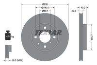 TEXTAR 92148903 Bremsscheibe