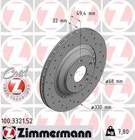 ZIMMERMANN 100332152 Bremsscheibe