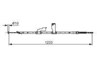 BOSCH 1987482906 Seilzug, Feststellbremse