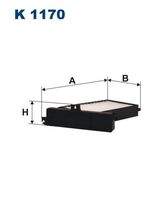 FILTRON K1170 Filter, Innenraumluft