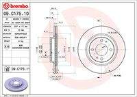 BREMBO 09C17511 Bremsscheibe