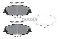 TEXTAR 2621701 Bremsbelagsatz, Scheibenbremse