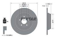 TEXTAR 92292503 Bremsscheibe