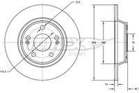 TOMEX Brakes TX7258 Bremsscheibe