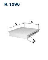 FILTRON K1296 Filter, Innenraumluft