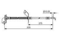 BOSCH 1987481414 Bremsschlauch