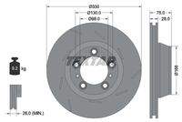 TEXTAR 92220707 Bremsscheibe