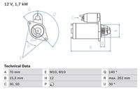 BOSCH 0986025940 Starter
